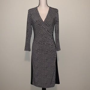 Lauren Ralph Lauren Houndstooth Jersey Dress